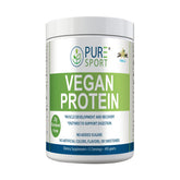 PURE Sport Vegan Protein Vanilla flavor container front