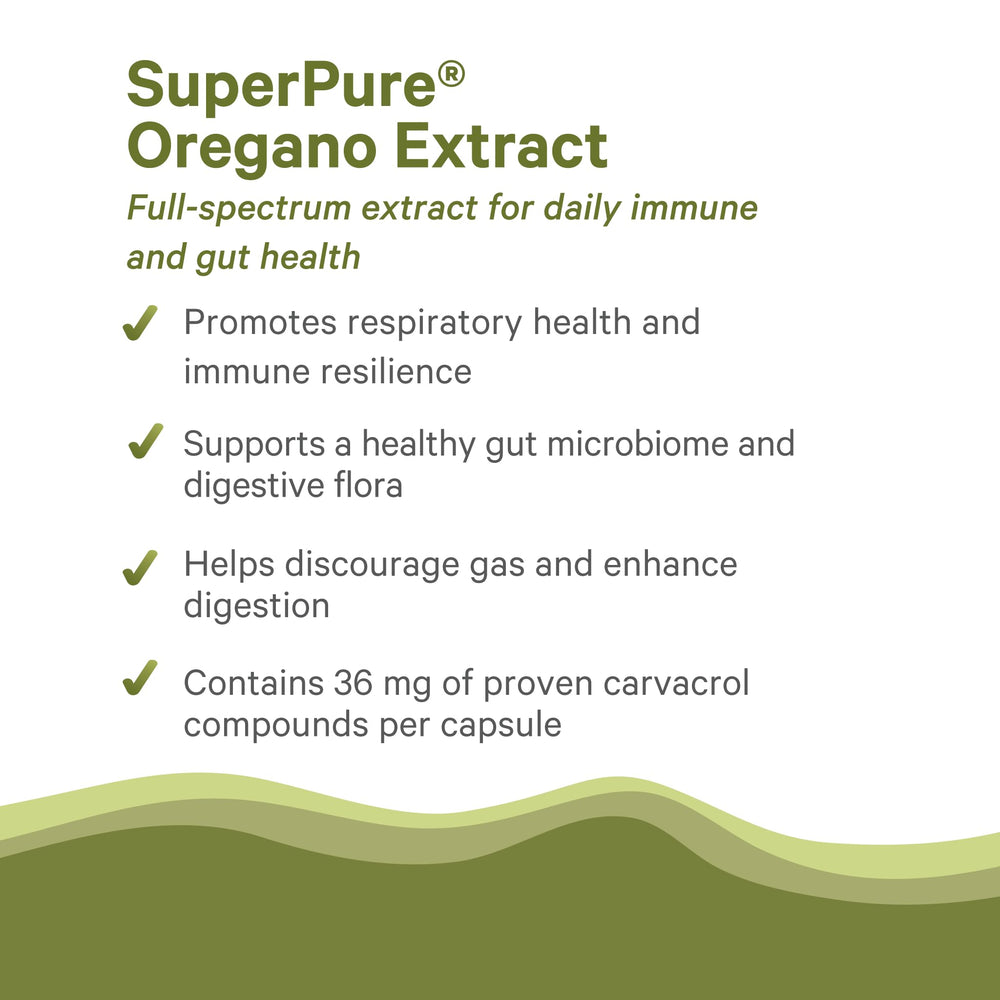 Vegan, gluten-free oregano capsule packaging