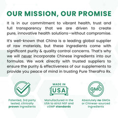 Ingredient panel for Pure Therapro Rx Vitamin C powder