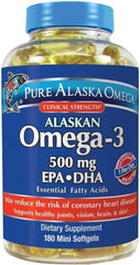 One mini-softgel delivering 500 mg Omega-3 Fatty Acids
