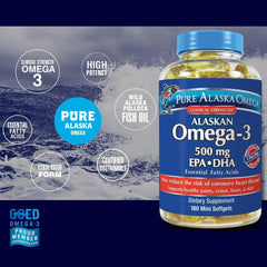 Wild Alaska Pollock fish oil source for Omega-3 softgels