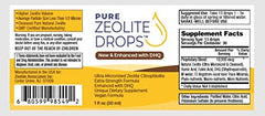 Close-up of dark brown liquid zeolite suspension with fulvic and humic acids