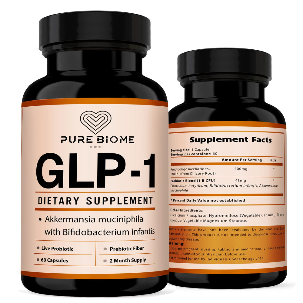 Pure Biome delayed-release capsules illustrating stomach acid protection.