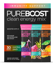 Pureboost Immune Clean Energy Booster front packaging
