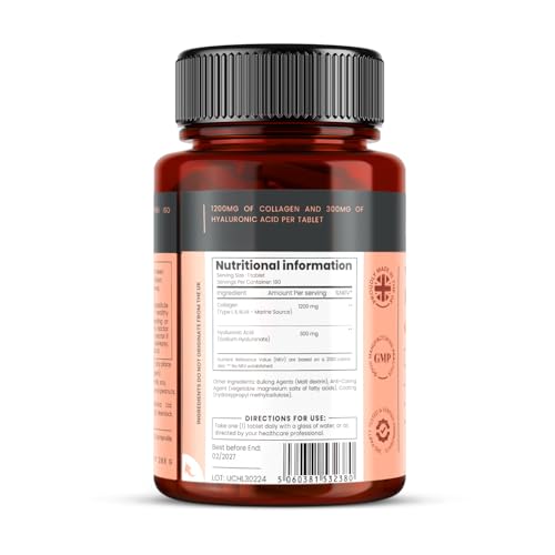 Supplement facts and ingredients panel for UltraColl