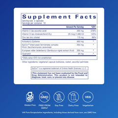 Close-up of NAC and related immune-support ingredients