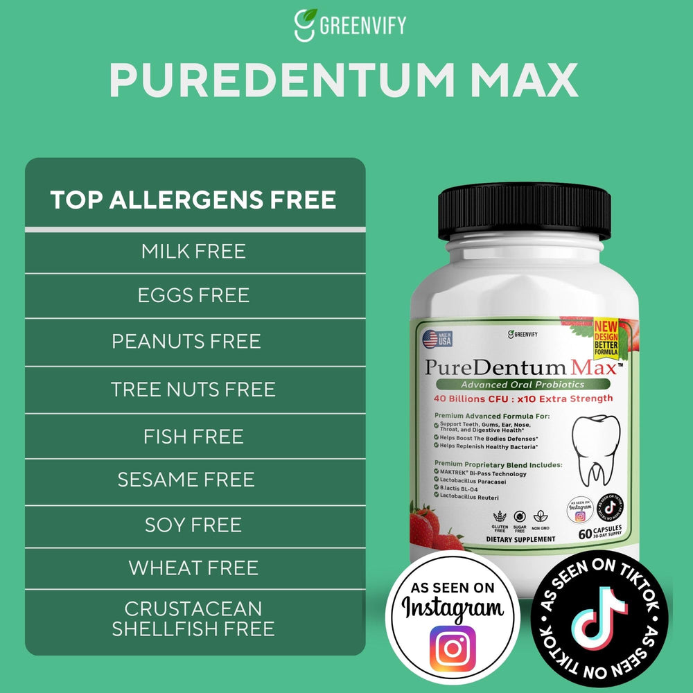 Puredentum Max capsules for gums and teeth health
