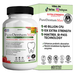 Bottle and packaging of Puredentum Max