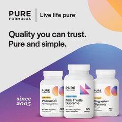 PureFormulas bottle on kitchen counter suggesting daily wellness routine