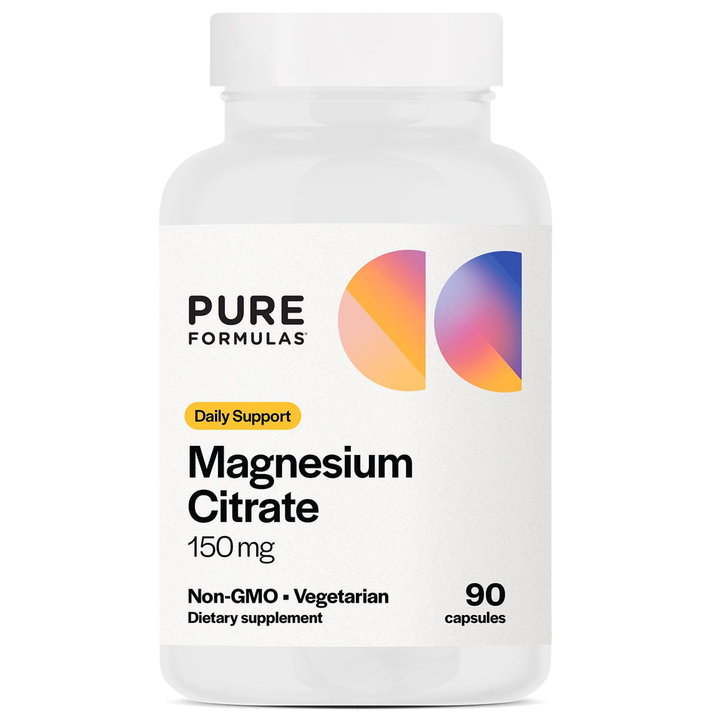 PureFormulas Magnesium Citrate 90 vegetarian capsules bottle