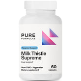 PureFormulas front bottle view showing supplement benefits and clean labeling