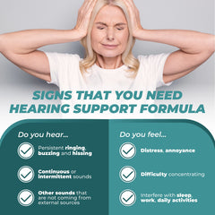 Folic acid in Hearing Support Formula