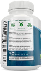 Purely Holistic magnesium glycinate tablets close-up for balanced sleep support