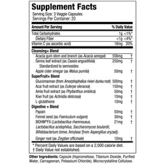 Purely Inspired Detox Cleanse senna leaf closeup showcasing gentle cleansing option.