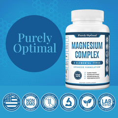Purely Optimal Magnesium Complex sleep scene suggests a smoother evening routine.