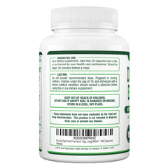 180 capsule bottle for daily digestive support