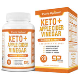 Packshot of Purely Optimal Keto BHB + ACV Capsules bottle (90 capsules)