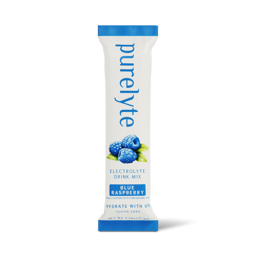 Purelyte mixed berry stick provides convenient electrolyte replenishment