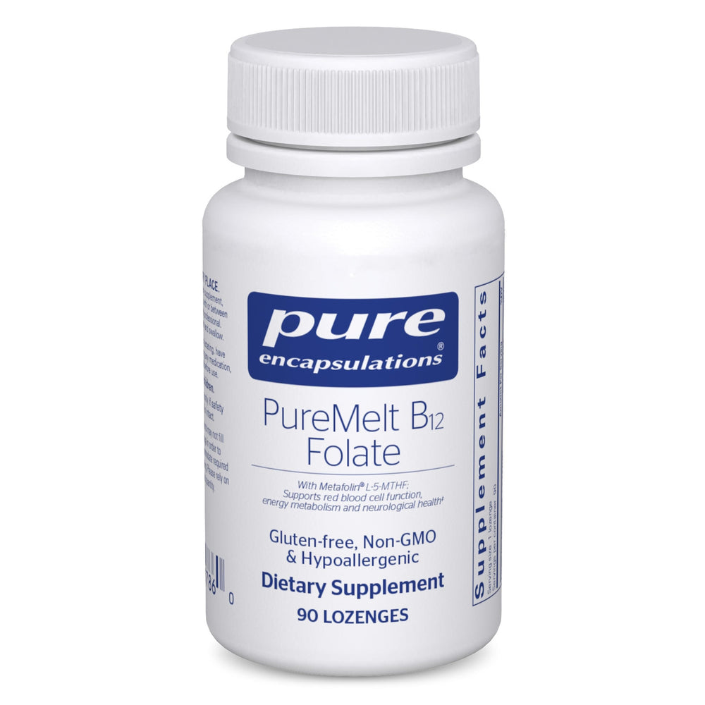 Activated B12 (methylcobalamin) and L-5-MTHF in PureMelt B12 Folate