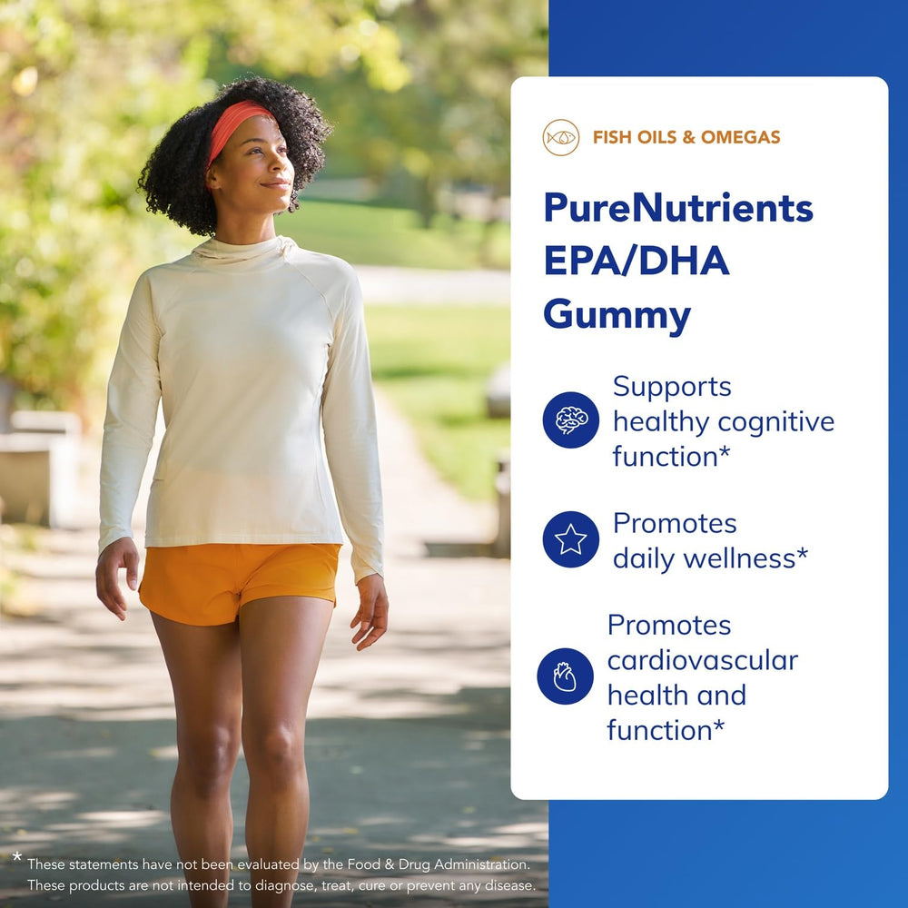 Lemon-Lime flavor label for PureNutrients EPA/DHA Gummy