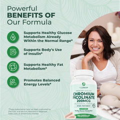 Close-up of bottle with label and capsules