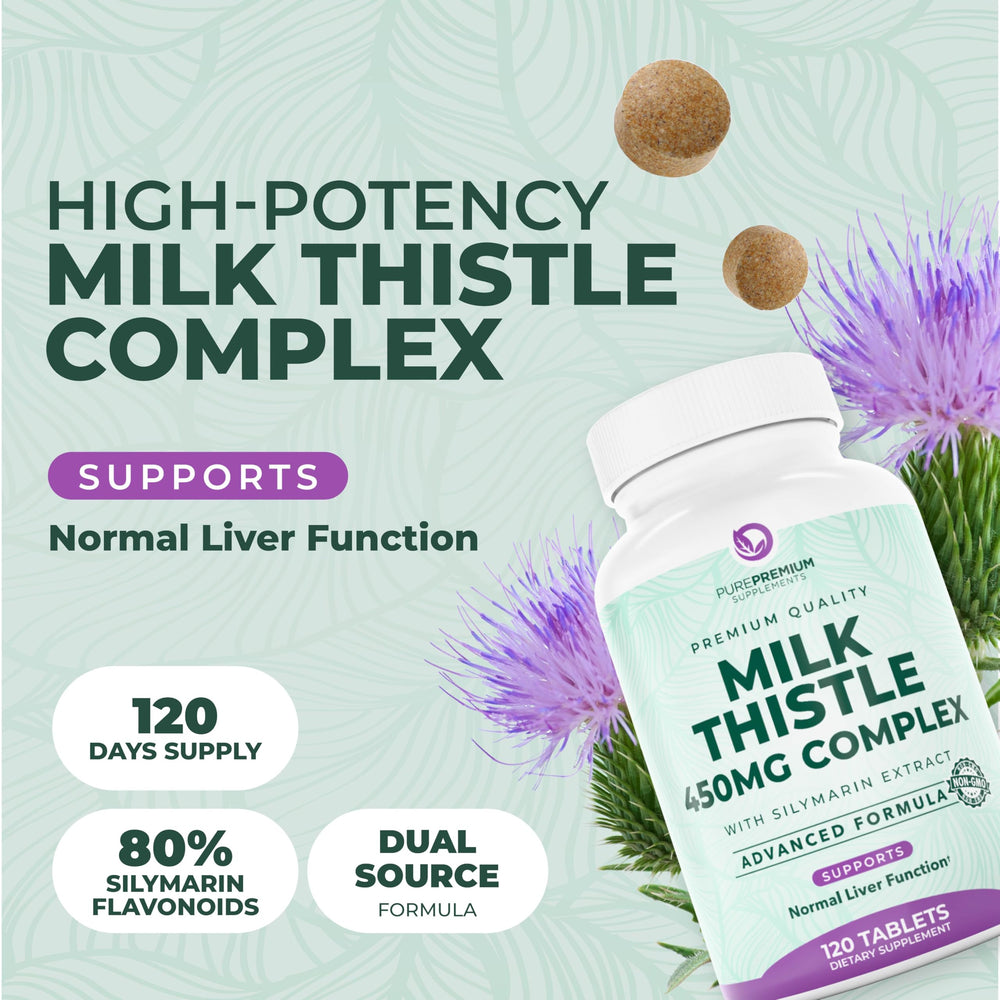 Close-up of milk thistle extract softgels showing 80% silymarin