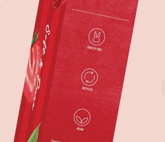 Eco-friendly packaging made from recycled plastic bottles for PURIFLOSS