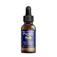 Purify 2oz tincture bottle with label