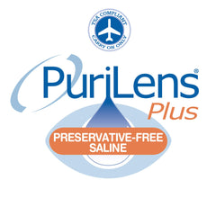 Purilens Plus saline solution offering comfort and clarity