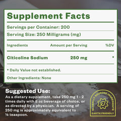 CDP Choline powder supporting cognitive function