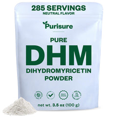 Purisure Dihydromyricetin Powder bottle front promotes daily wellness
