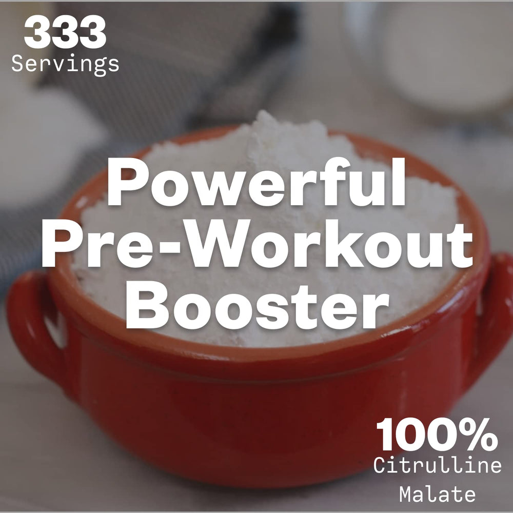 Purisure powder scoop pouring into a shake for quick pre-workout mix.