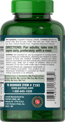 Side view of Puritan's Pride ABC Plus bottle displaying label