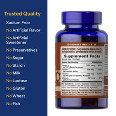 Front packaging showing 3 month supply of Puritan's Pride formula