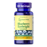 Puritan's Pride Blueberry Eyebright Complex bottle - 120 count