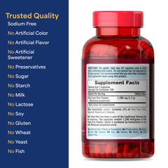 Gluten-free and soy-free indicators on product packaging