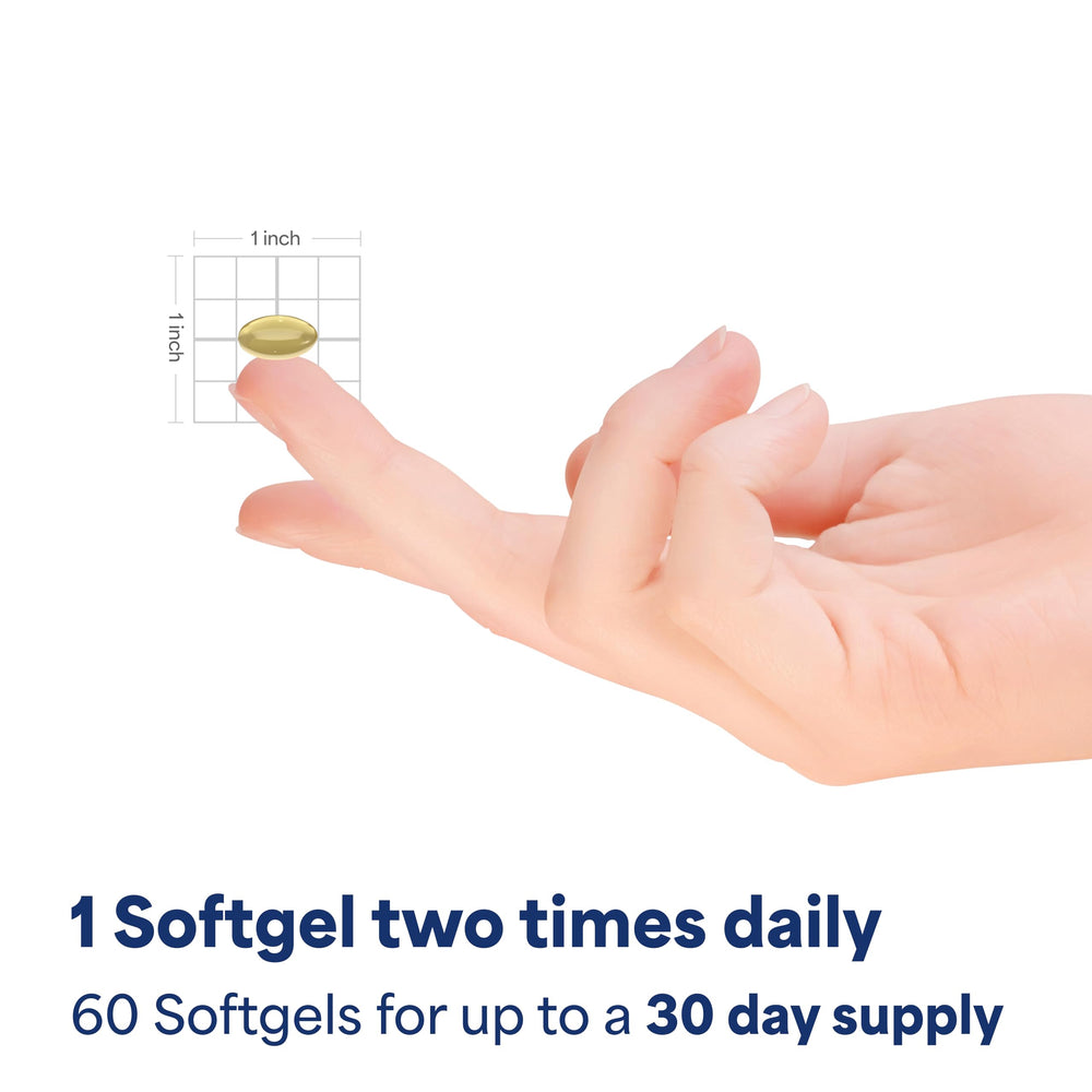 Bottle with 60 rapid-release capsules