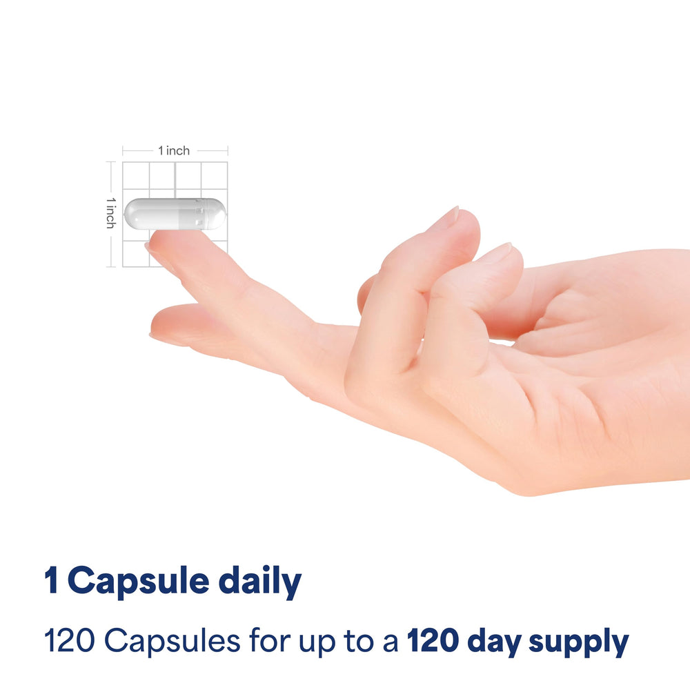 Close-up of magnesium capsules