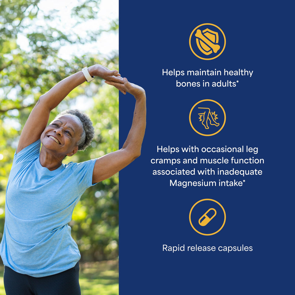 Nutrition facts for Puritan’s Pride Magnesium Complex