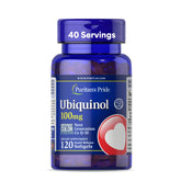 Puritan's Pride Ubiquinol CoQ10 bottle label