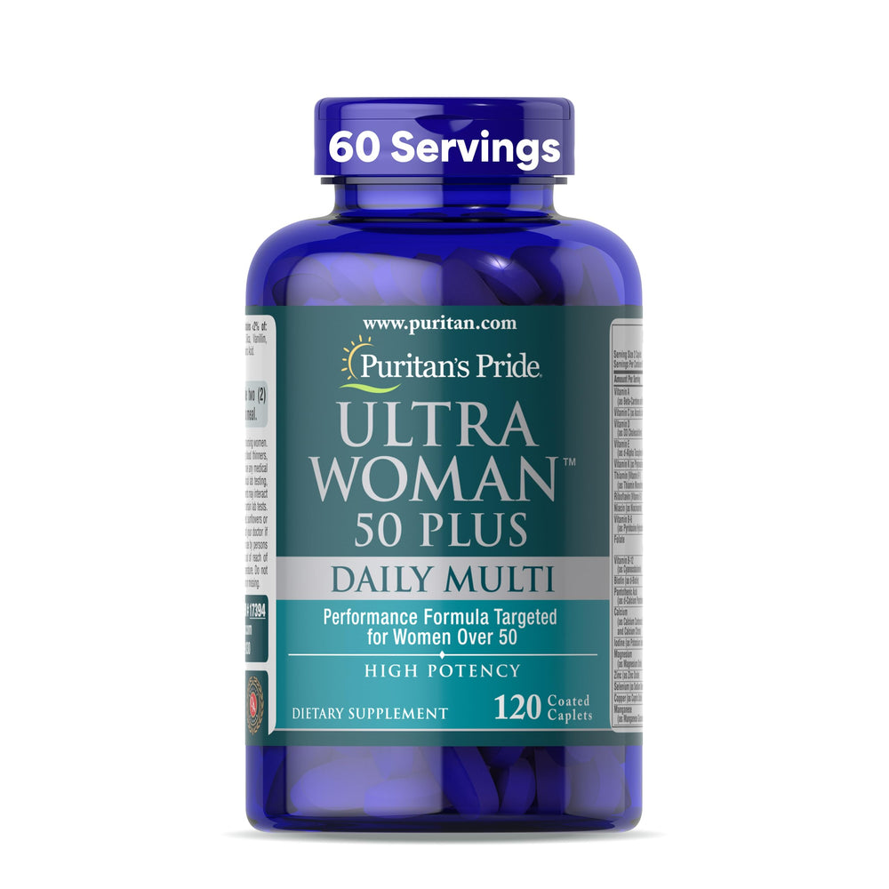 Puritan's Pride Ultra Woman 50+ 120-count bottle