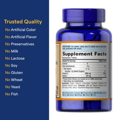 Puritan's Pride Vitamin C bottle packaging on white background