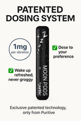 Close-up of the Puritive Melatonin Diffuser releasing peppermint aroma