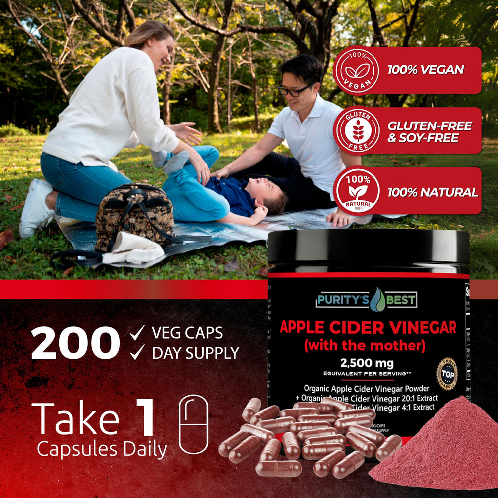 Non-GMO vegan ACV capsules made in the USA