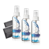 Purity Lens Cleaner Kit with 3 travel-sized bottles