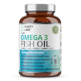 Purity Labs Omega-3 3000mg bottle label