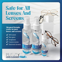 One 2oz Purity Lens Cleaner spray bottle ready for use