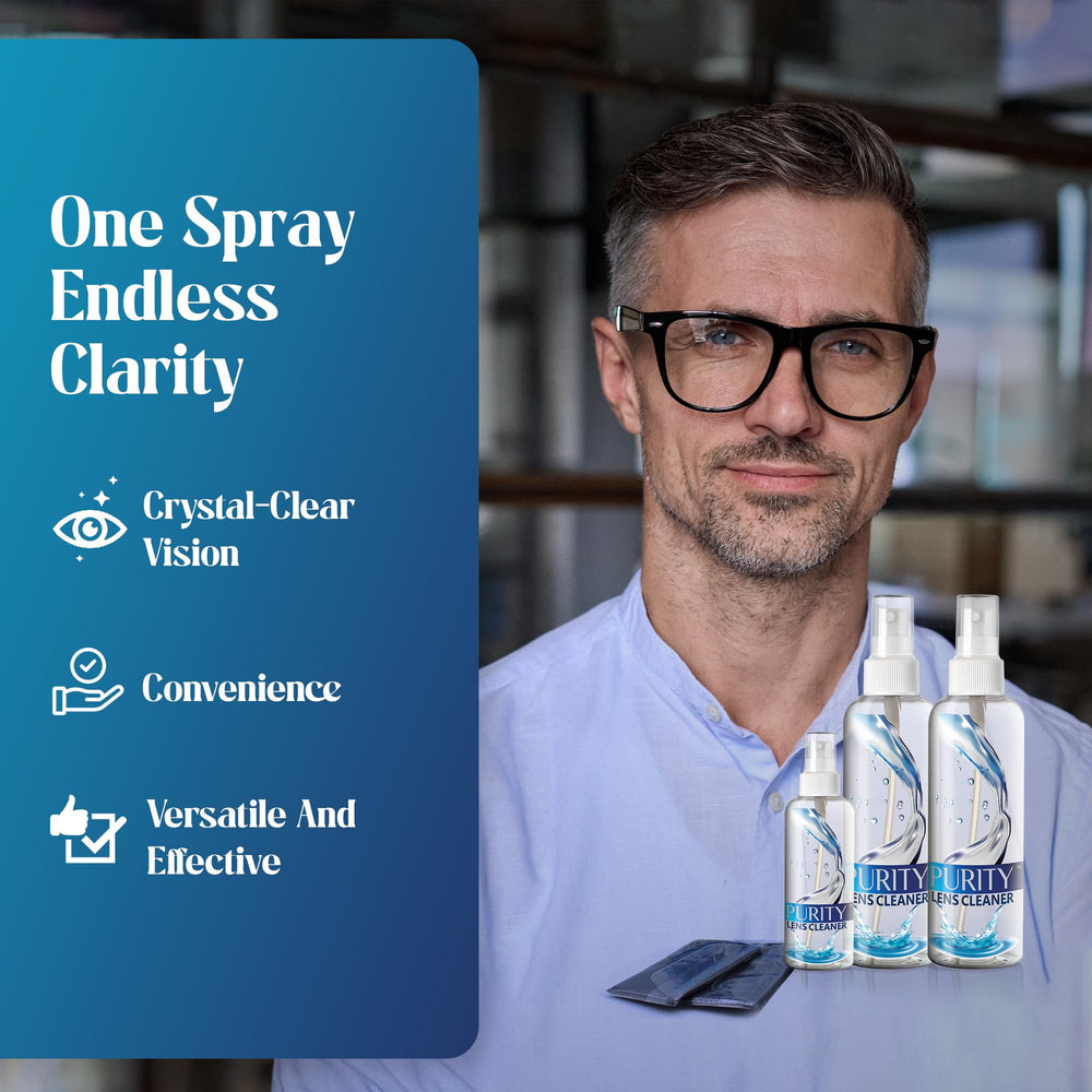 Two premium microfiber cleaning cloths included