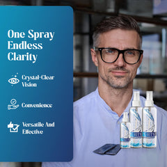 Two premium microfiber cleaning cloths included