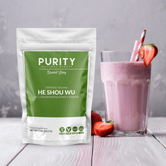 5oz jar of Purity Natural Beauty organic He Shou Wu powder
